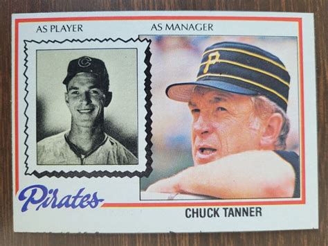 Topps Chuck Tanner For Sale Online Ebay