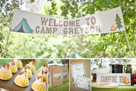 Camping Birthday Party Ideas Indoor Camping Theme Party Birthday