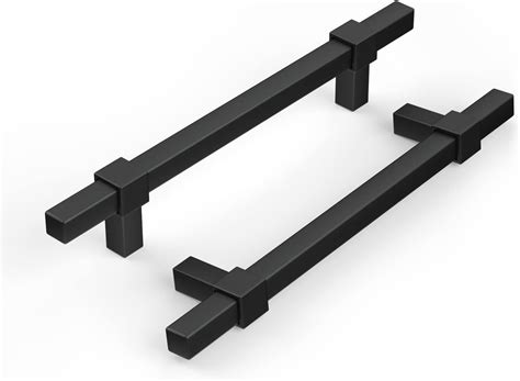 Goldenwarm Pack Black Cabinet Pulls Matte Black Drawer Pulls For