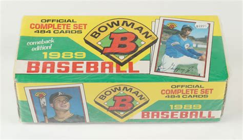 Bowman Baseball Complete Set Of Cards With Ken Griffey Jr