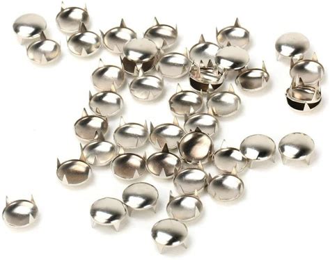 Pack Of 1000pcs 8MM Silver Round Dome Metal Studs Spots Nailheads