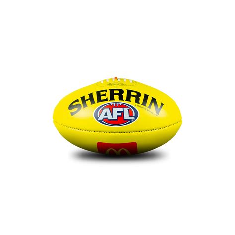 Official Game Ball Of The Afl Yellow