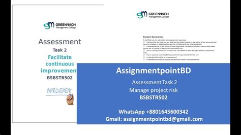 Assessment Task 2 । Facilitate Continuous Improvement । Bsbstr502