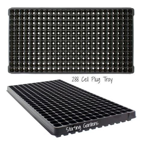 288 Cell Plug Tray, (Qty. 5), Seed Starting Trays, Cloning and Propaga ...