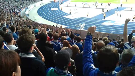 Hertha Bsc Karlsruher Sc Wechselgesang Youtube