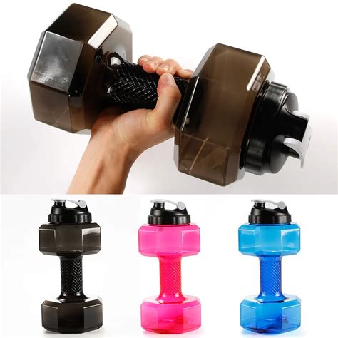 Buy 22l Large Capacity Gym Sport Plastic Big Large Dumbbell Shaped Water