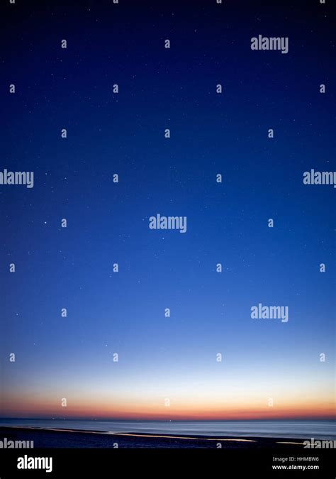 night sky with stars by the sea Stock Photo - Alamy