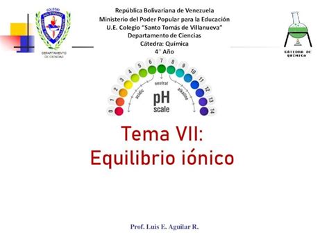 Pdf Tema Vii Equilibrio I Nico Propiedades Cido Base Del Agua El