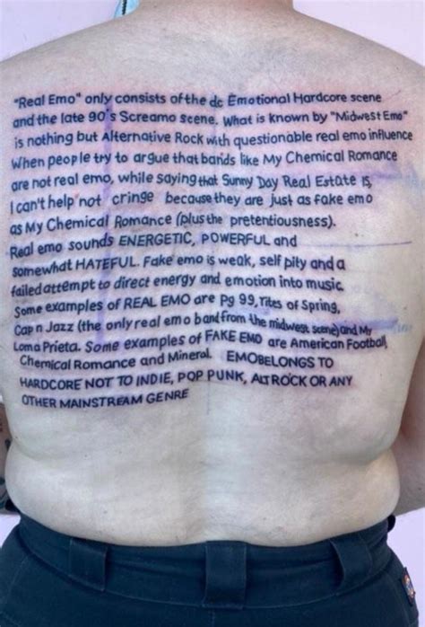 real emo : r/shittytattoos