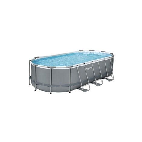 BESTWAY Piscine Hors Sol Sans Accessoire Power Steel Ovale 549x274x122cm