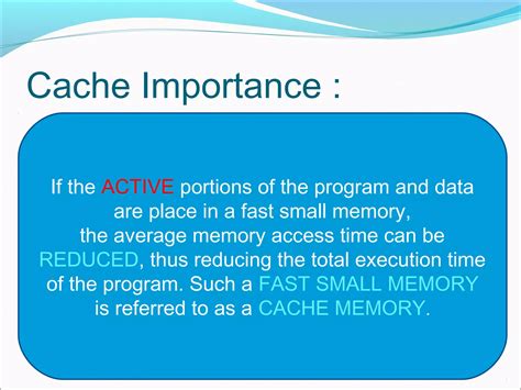 Cache Presentation On Mapping And Its Types PPT