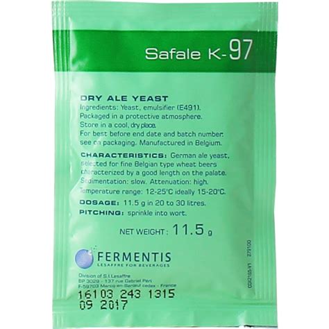 Fermentis Safale K Yeast G Welcome Bsg Handcraft