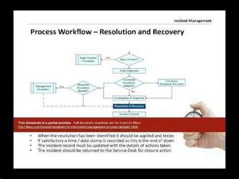 Itil Incident Management Process Detailed Itil V Youtube