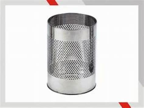 Ss Open Top Perforated Hamper Dustbin Litre For Dining Room At Rs