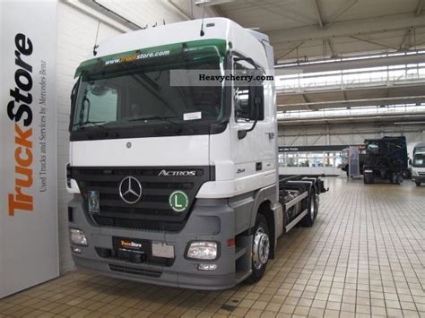 Mercedes Benz Actros 2541 L BDF AHK Air Mega Euro5 2005 Swap Chassis