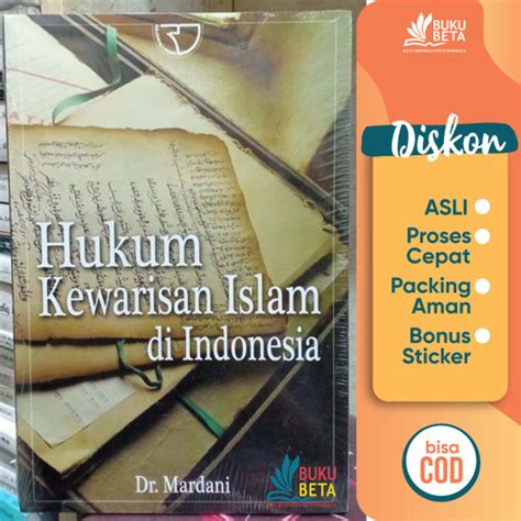 Jual Hukum Kewarisan Islam Di Indonesia Mardani Kab Sleman Buku