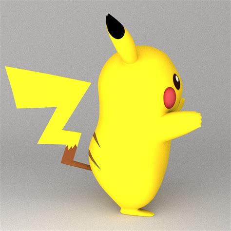 D Pikachu Pika Model Turbosquid