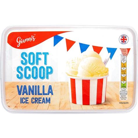 Sainsbury S Vanilla Flavour Soft Scoop Ice Cream Litre Compare