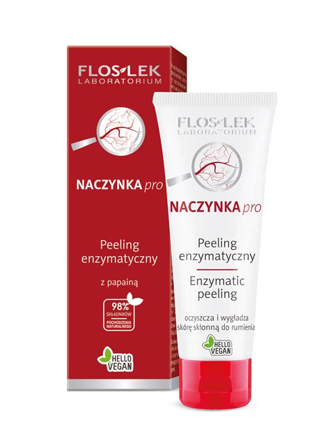 Najlepszy peeling enzymatyczny na popękane naczynka FLOSLEK sklep