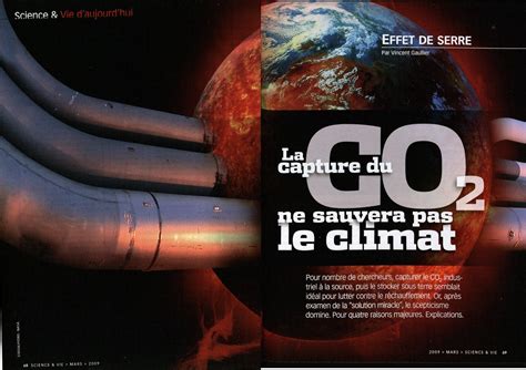 La Capture Du Co Ne Sauvera Pas Le Climat