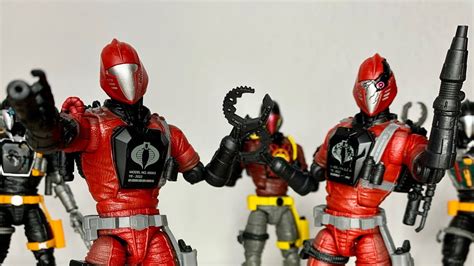 G I Joe Classified Crimson B A T Figure Review Comparison YouTube