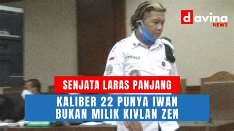 Saksi Boy Sebut Senjata Laras Panjang Kaliber Punya Iwan Bukan Milik