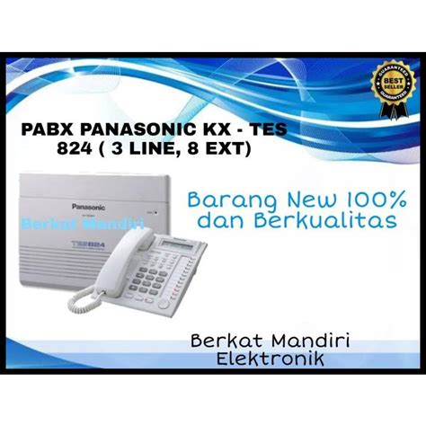 Jual Pabx Panasonic Kx Tes 824 Kapasitas 3 Line 8 Ext Kx T7730