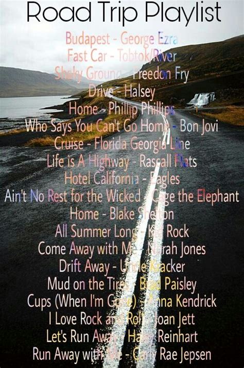 Road Trip Playlist | Road trip playlist, Cruise florida, Road trip