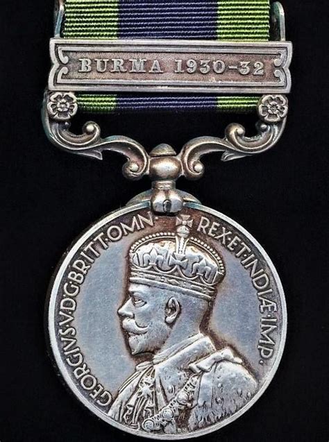 Aberdeen Medals India General Service Medal 1908 1935 GV Second Type