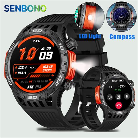 Senbono Ht22 Sports Smart Watches Men 1 46 Hd Big Screen 450mah Large