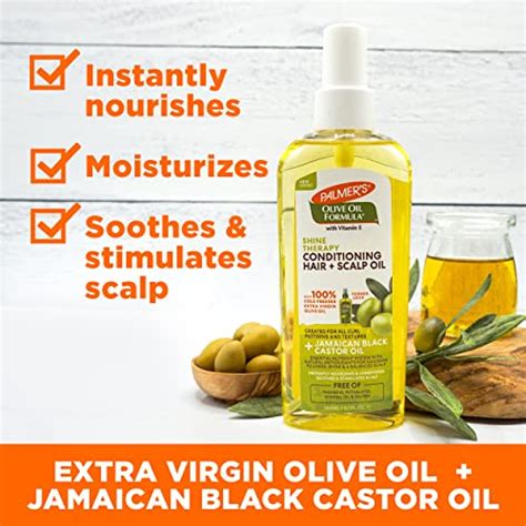 Palmers Olive Oil Formula Hair Conditioning And Scalp Oil Spray Hydration And Shine Therapy For