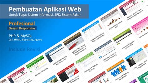 Jasa Pembuatan Aplikasi Web Untuk Skripsi Teknik Informatika Sistem Informasi Spk Sistem Pakar