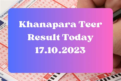 Khanapara Teer Result Latest Shillong Teer Juwai Teer