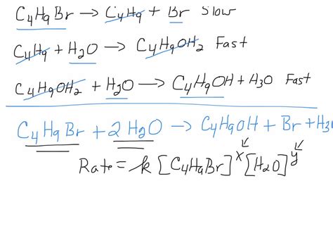 Solved A Proposed Mechanism For This Reaction Is C H Br C H Br