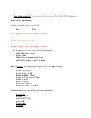 P Reyes Updated Checklist Pdf NUR 190 Physical Assessment Check Off