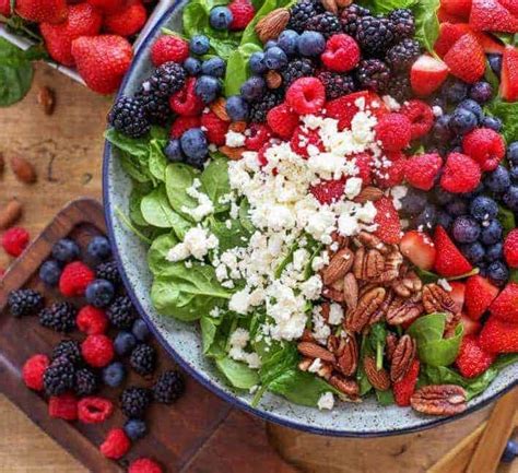 Fruit & Nut Spinach Salad Recipe - Farm Fresh Nuts