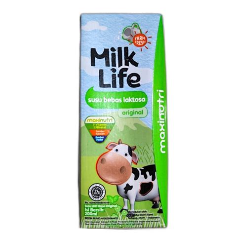 Jual Milk Life Susu Uht Lactose Free Original Ml Shopee Indonesia