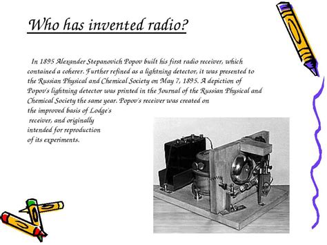 Презентация к уроку английского языка "The radio invention" - скачать бесплатно