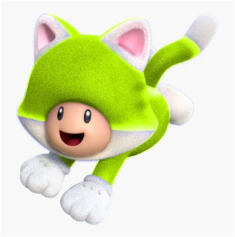 Sm3dw Cat Yellow Toad Super Mario 3d World Toad Princess Peach Hd