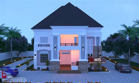 4 Bedroom Duplex Floor Plans In Nigeria Home Alqu