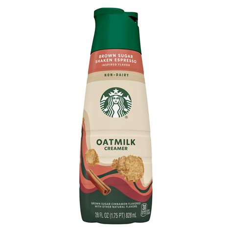 Starbucks Brown Sugar Shaken Espresso Inspired Oatmilk Creamer 28oz Btl
