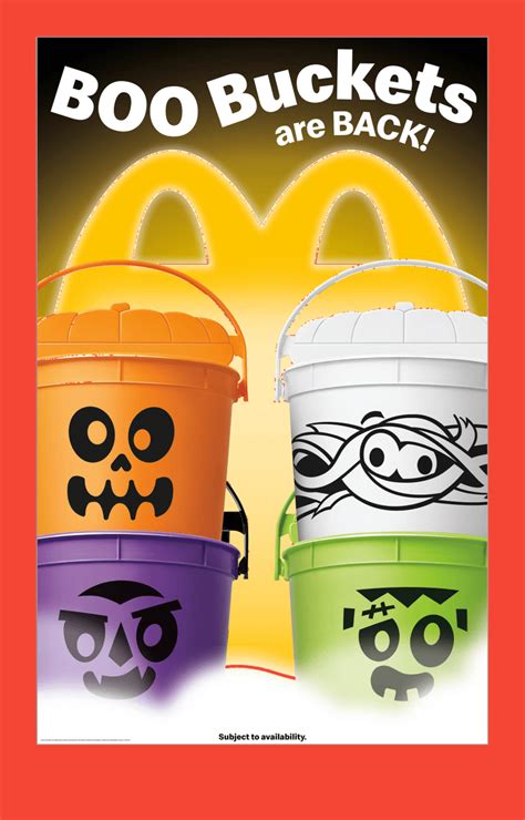 2024 Kawasaki Ridge Mcdonald'S Happy Meal Halloween Buckets 2024 ...