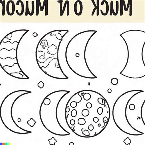 Desenhos De Fases Da Lua Para Imprimir E Colorir Pintar