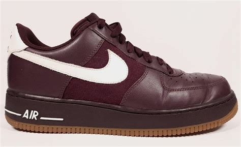 Las Mejores Ofertas En Nike Air Force 1 07 Deep Burgundy Gum Ebay