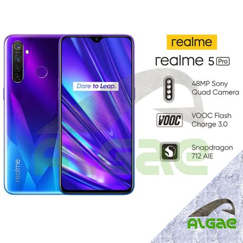 Jual Realme 5 Pro 8 128GB Garansi Resmi 48MP AI Quad Camera Dengan