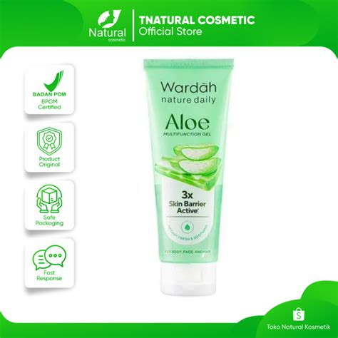 Jual Wardah Nature Daily Aloe Hydramild Multifunction Gel Ml