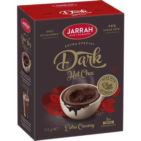 Jarrah Extra Special Dark Hot Chocolate 8 Pack Woolworths