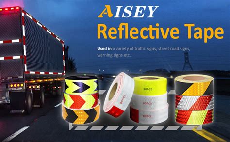 Reflective Tape Outdoor Waterproof Reflector Tape For Trailer 2 In X