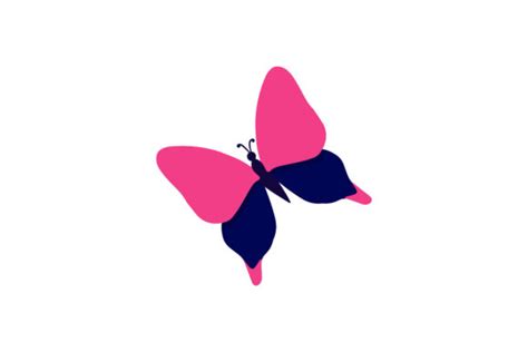 Pink Butterfly Graphic By Samagata Creative Fabrica