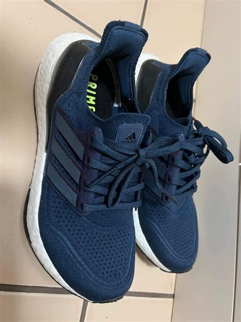 Adidas Ultraboost 21 Blue Mens Fashion Footwear Sneakers On Carousell